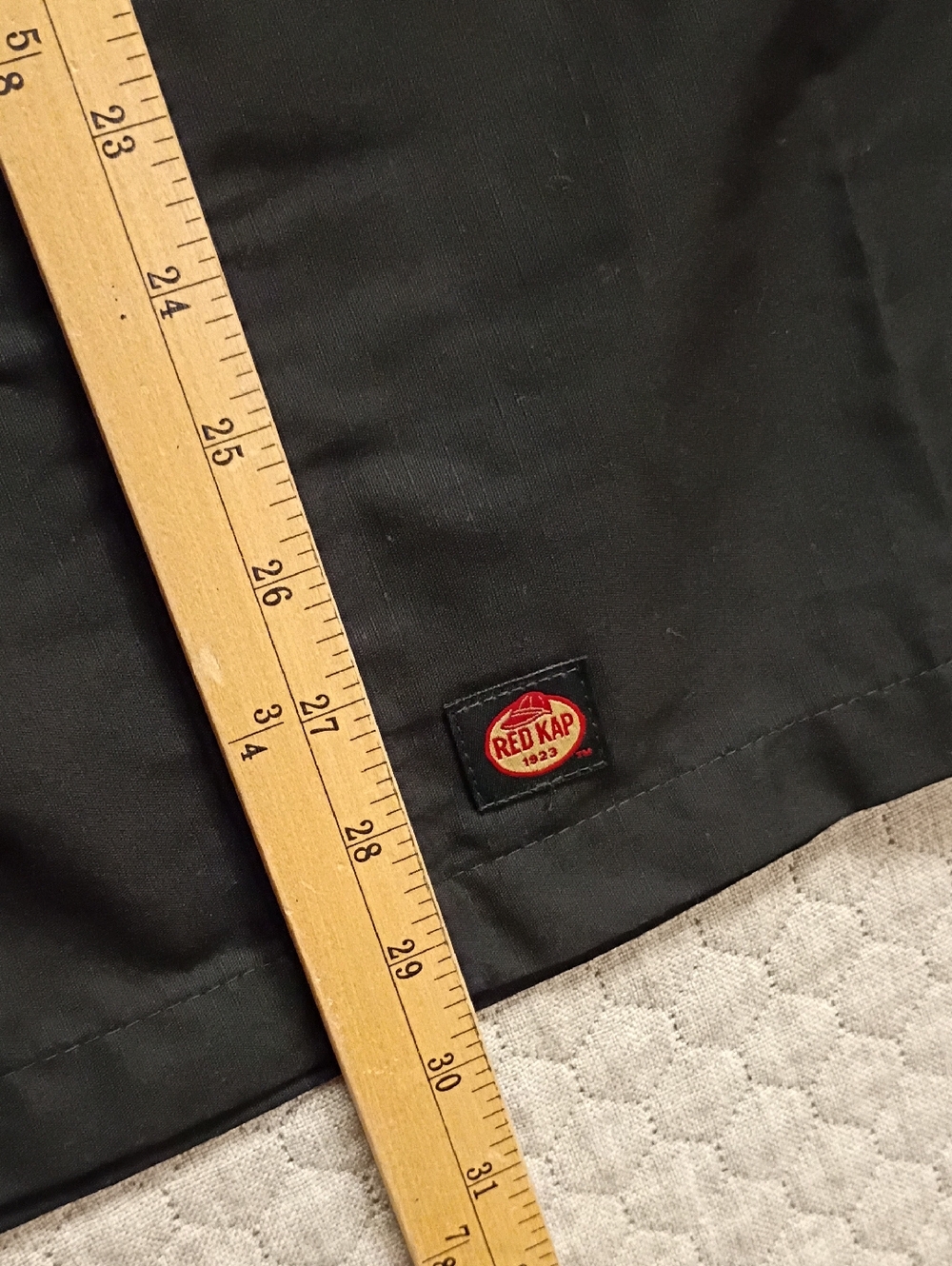 RedKap Work Shirt Men's Large Short Sleeve Black Gray "Audio Monkey" New w/Tags - Picture 10 of 10